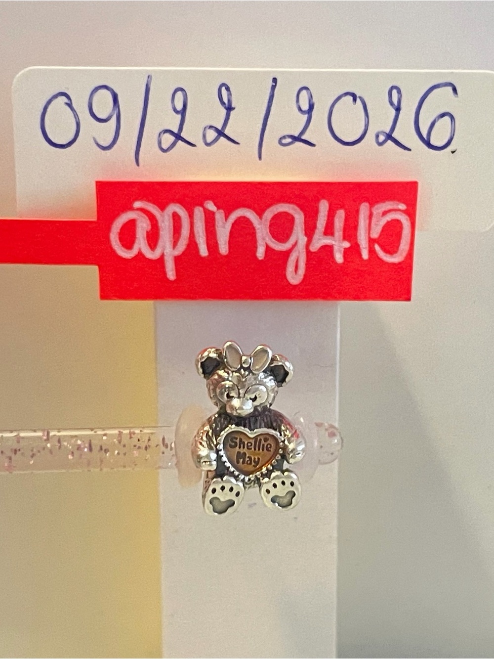 Pandora Disney Parks Shellie May charm